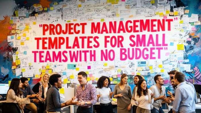 Project Management Templates For Small Teams With No Budget