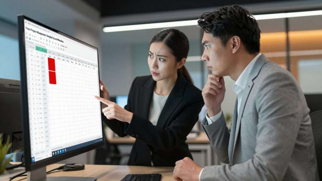 Free Project Management Template Excel Mistakes_1