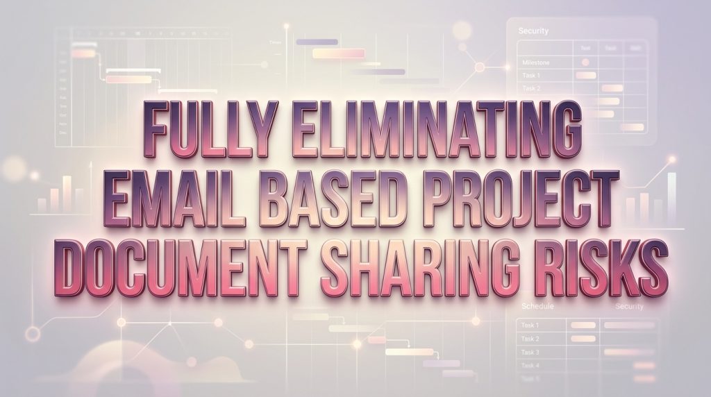 Eliminating Email Based Project Document Sharing Risks